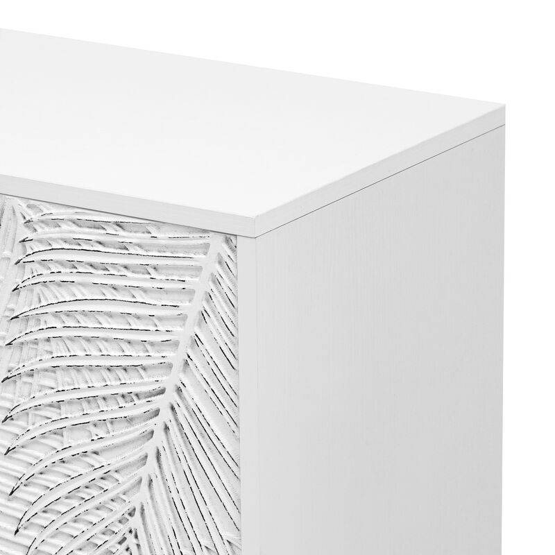 Merax Solid Wood Modern TV Stand Media Console