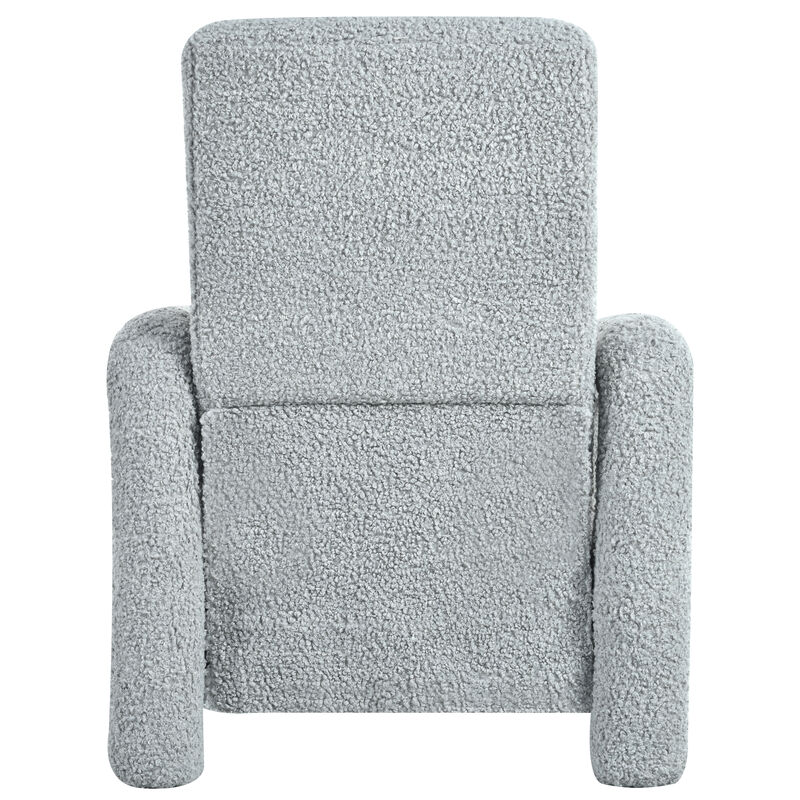 Merax Push Back Teddy Recliner Armchair