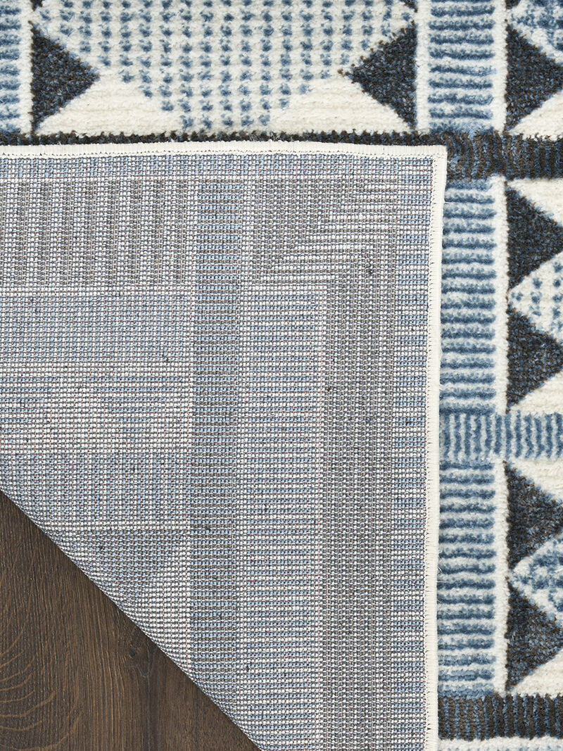 Nordic NRC06 Blue 8' x 10' Rug
