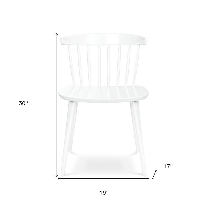 Heavy-Duty Plastic Slat Back Dining Side Chair – Restaurant & Home Seating
