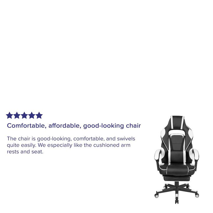 Flash Furniture X40 Gaming Chair Racing Computer Chair - Black/Purple