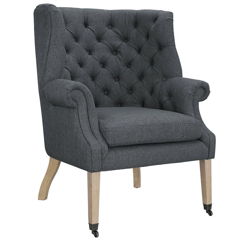 Chart Upholstered Fabric Lounge Chair image number 0