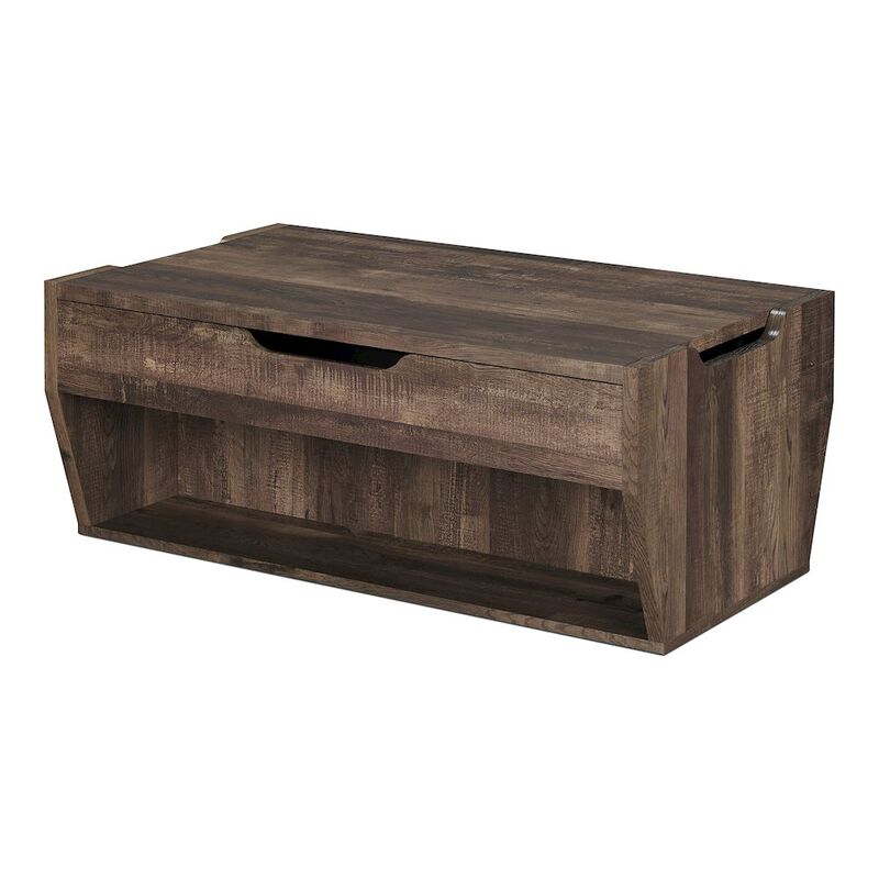 ENITIAL STAR Edwards Wood Lift-Top Coffee Table in Reclaimed Oak