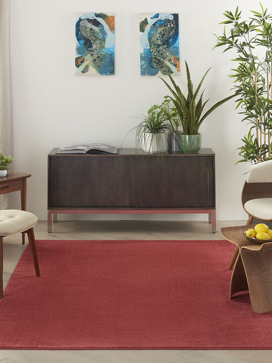 Nourison Essentials NRE01 Brick Red 4' x 6' Rug