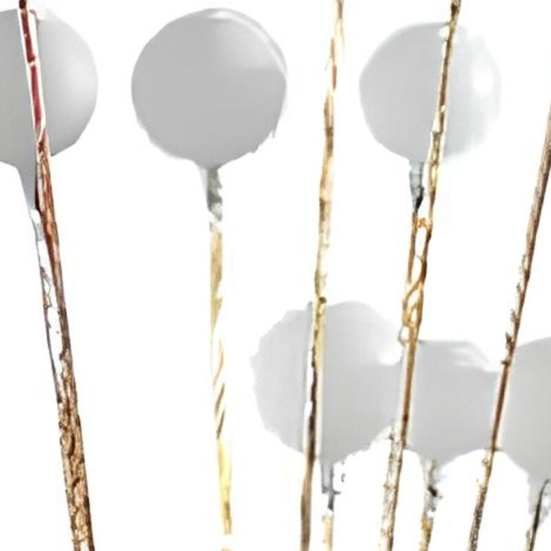 Hivvago 62" Yellow 16 LED Novelty Floor Lamp With White