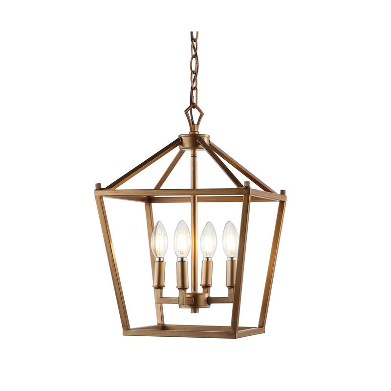 PagodaBulb Lantern Metal LED Pendant