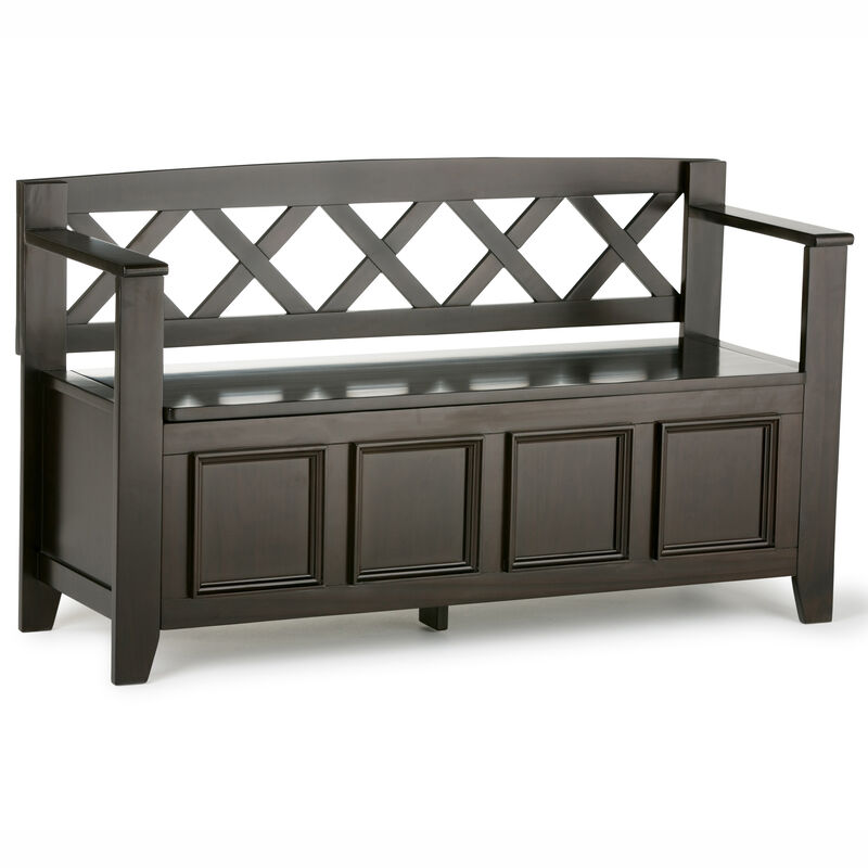 Simpli Home Amherst Entryway Storage Bench image number 0