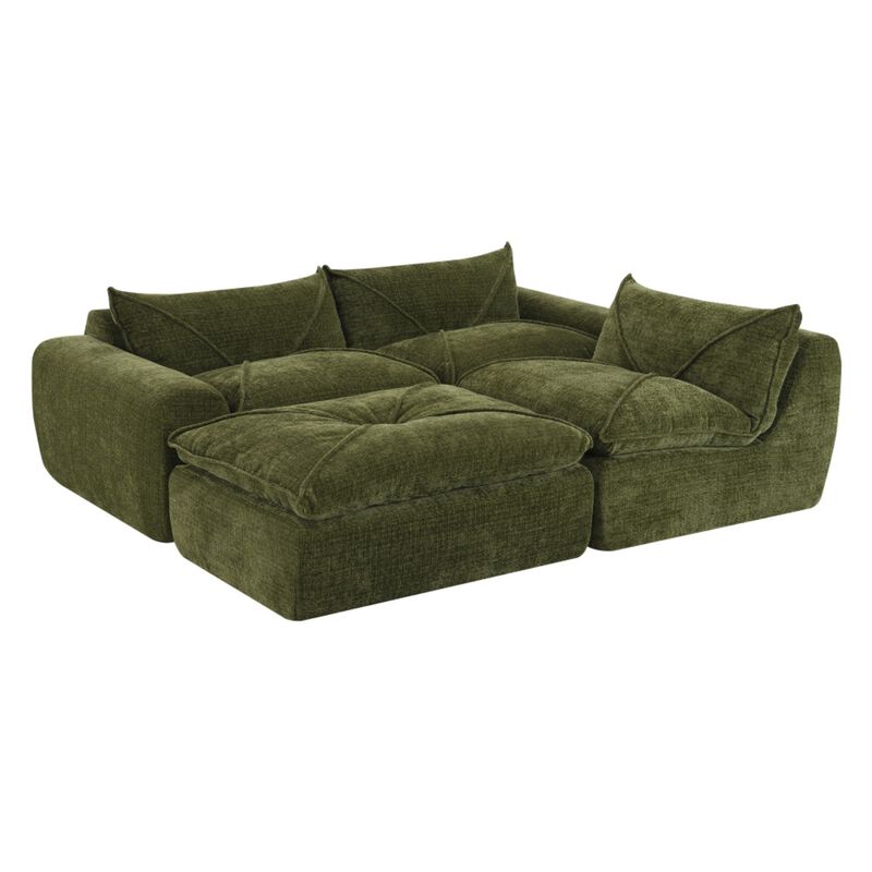 Neltaf Compressed Sectional Sofa image number 7