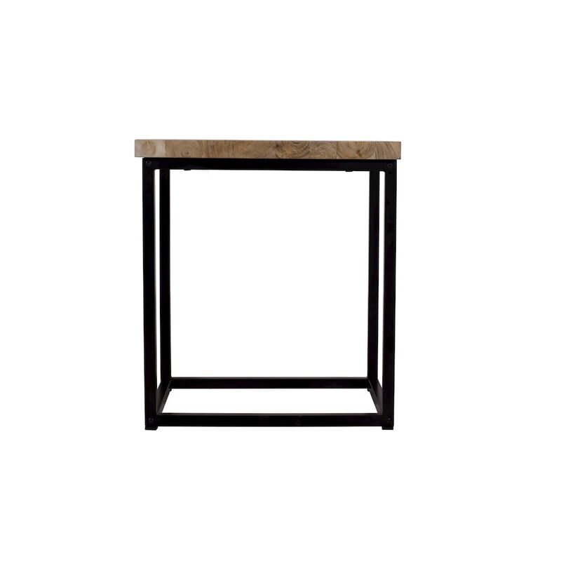Jofran Ames Solid Wood Modern Chairside End Table