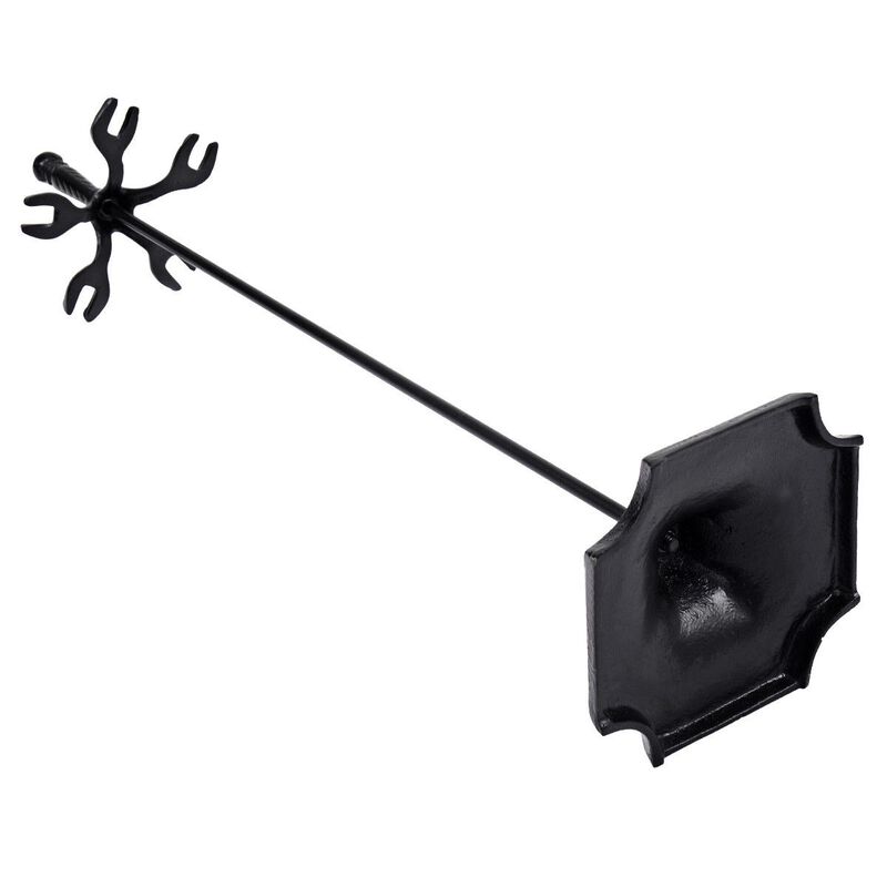 31 inch 5 Pieces Metal Fireplace Tool Set with Stand image number 7