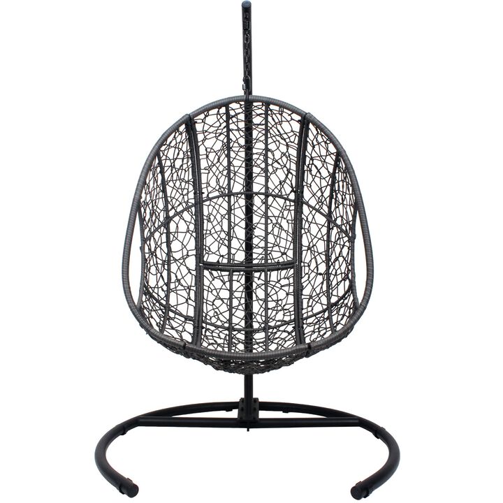 Hivvago 42&rdquo; Wide Egg Chair with U-Base and Cushion