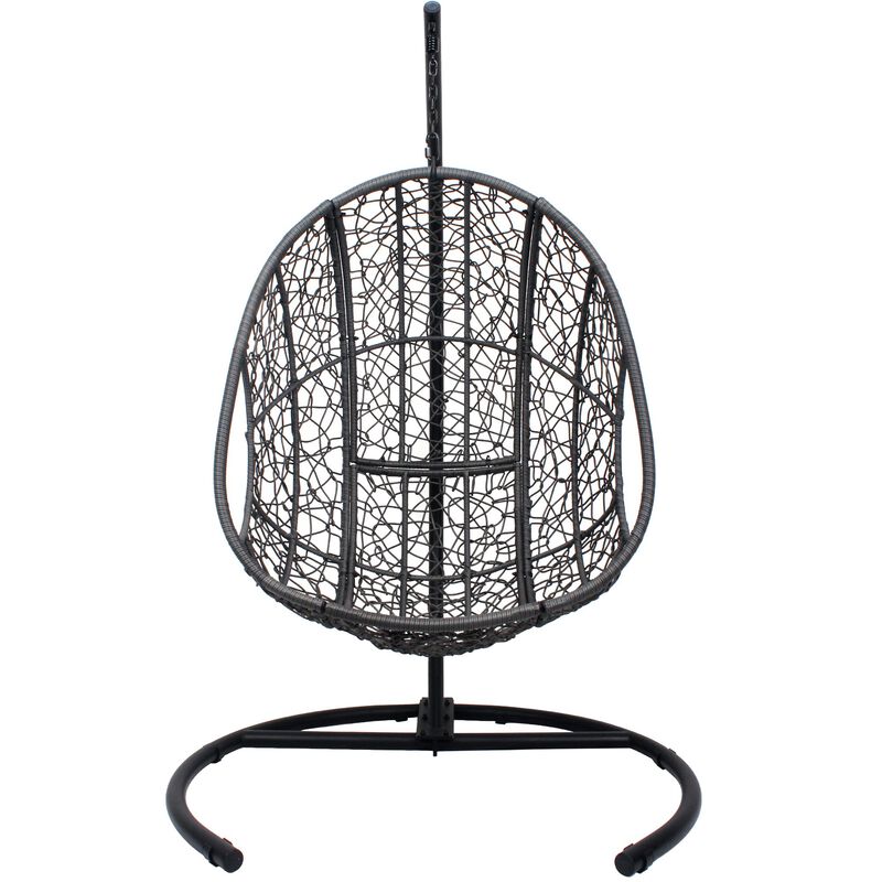Hivvago 42&rdquo; Wide Egg Chair with U-Base and Cushion image number 0