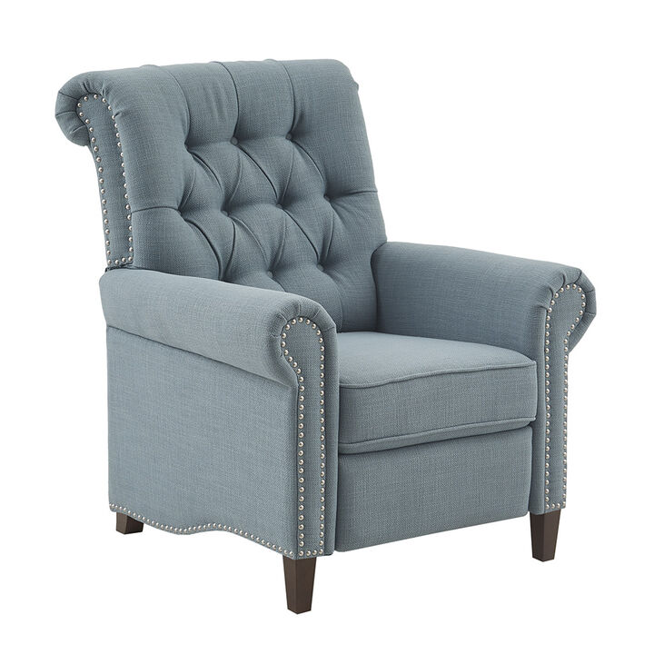 Gracie Mills Rhys Button Tufted Back Recliner