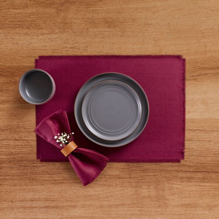 Linen Placemats - Fringe
