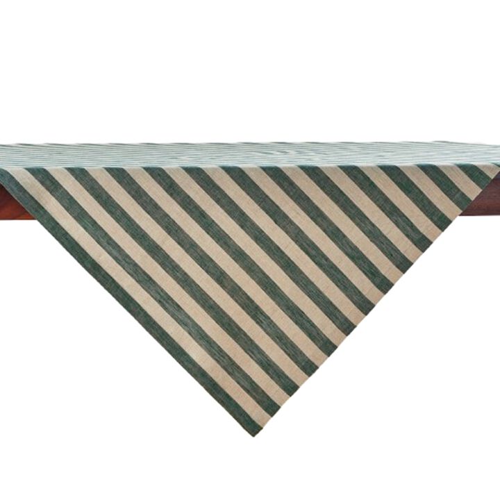 Linen Table Throw - Sorrento Stripe