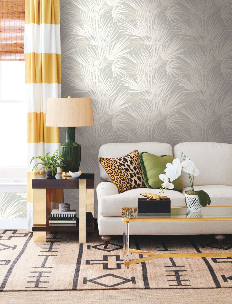 Palmetto Grey Wallpaper image number 2