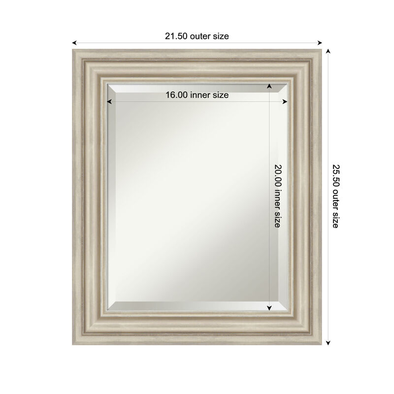 Sierra Beveled Wood Framed Wall Mirror image number 4