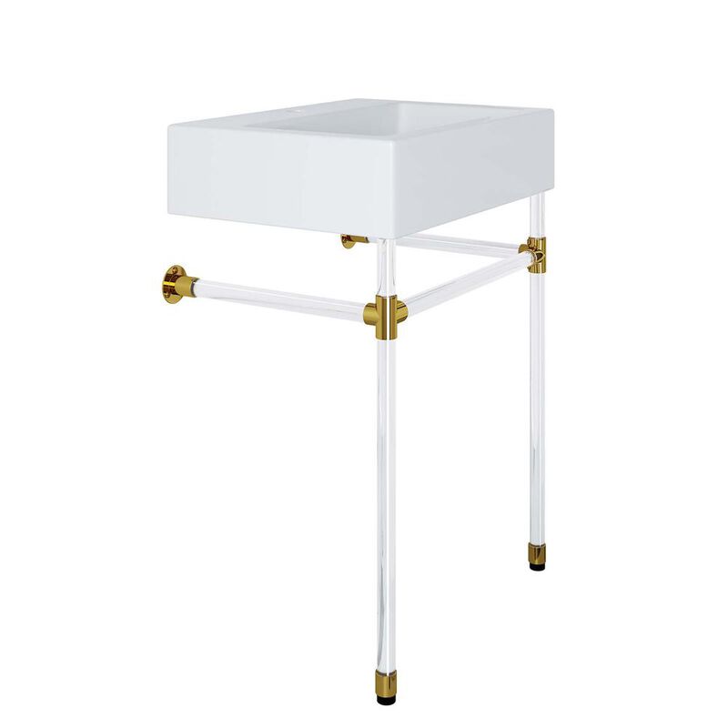 Modway Redeem 24 Acrylic Wall-Mount Bathroom Vanity