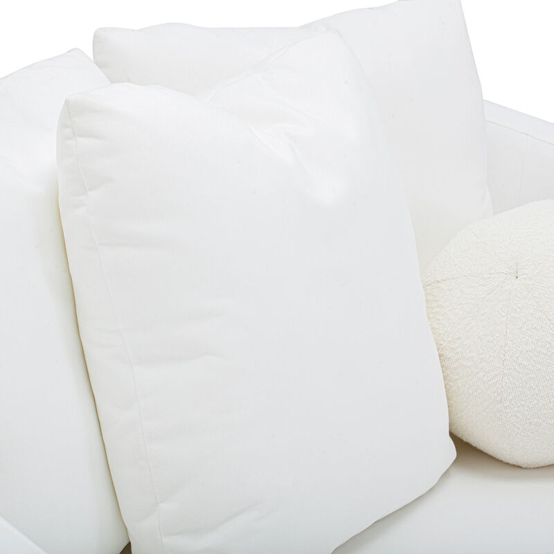 Hanim Cream Linen Daybed image number 4