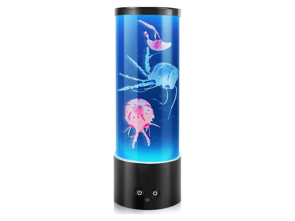 Jellyfish Aquarium Table Lamp Color Changing Mood Light for Home Decor