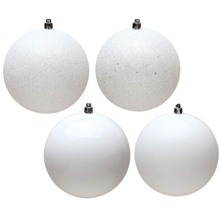 Vickerman White Ball Ornament