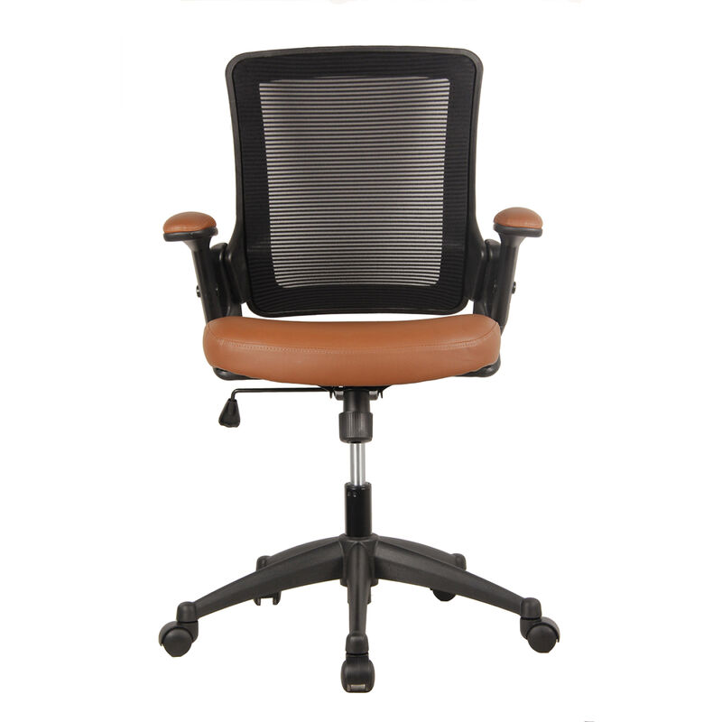 Streamdale Mid-Back Mesh Task Office Chair With Height Adjustable Arms image number 4