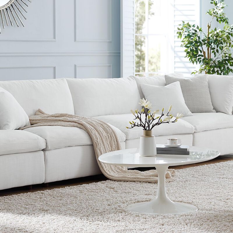 Modway Commix Down Filled Overstuffed 3-Piece Armless Sectional Sofa image number 1