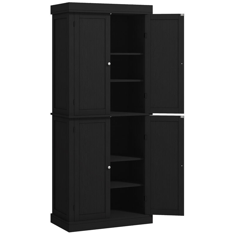 Hivvago Tall Kitchen Pantry Cabinet with Adjustable Shelves image number 0