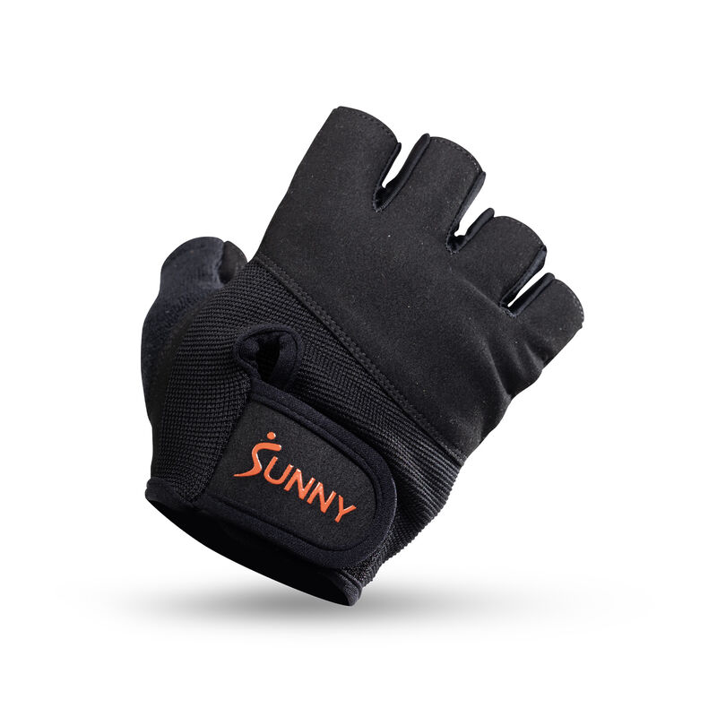 Sunny Health & Fitness Weightlifting Gloves with Foam-Padded Palm and Enhanced Grip Control for Strength Training image number 4