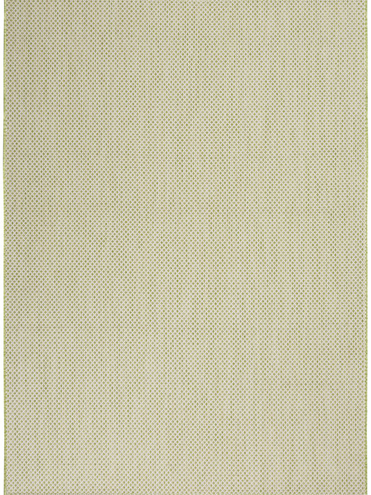 Courtyard COU01 Ivory/Green 4' x 6' Rug