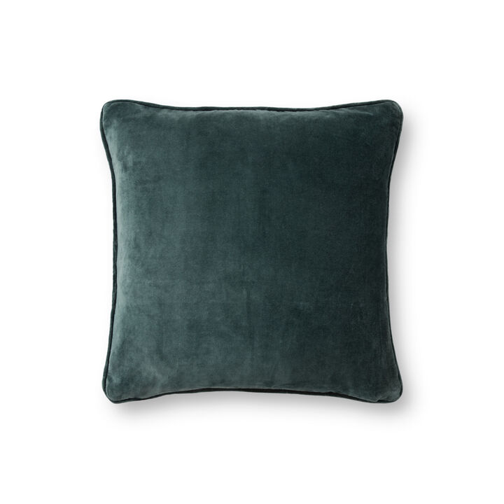 PMH1153 Lagoon 18"x18" Down Pillow by Magnolia Home by Joanna Gaines x Loloi