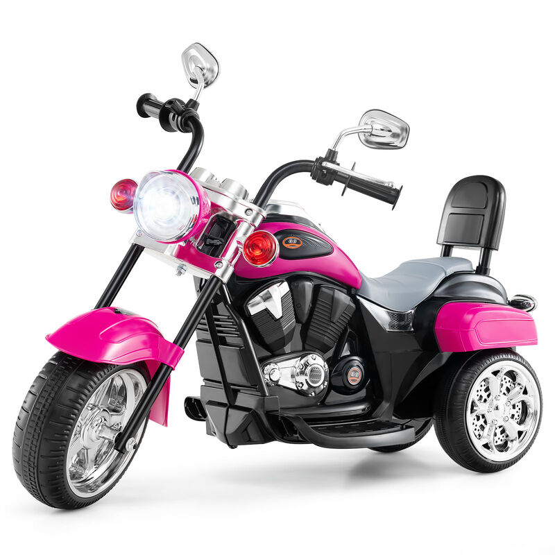 6V Toddler Electric Ride-On Bike with 3 Wheels, Horn and Front Headlight image number 0