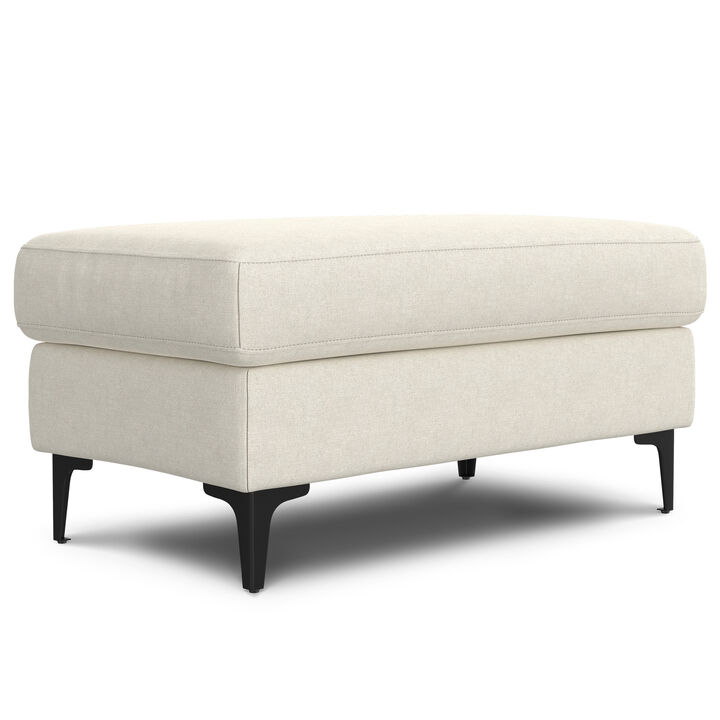 Simpli Home Ava Mid Century Ottoman