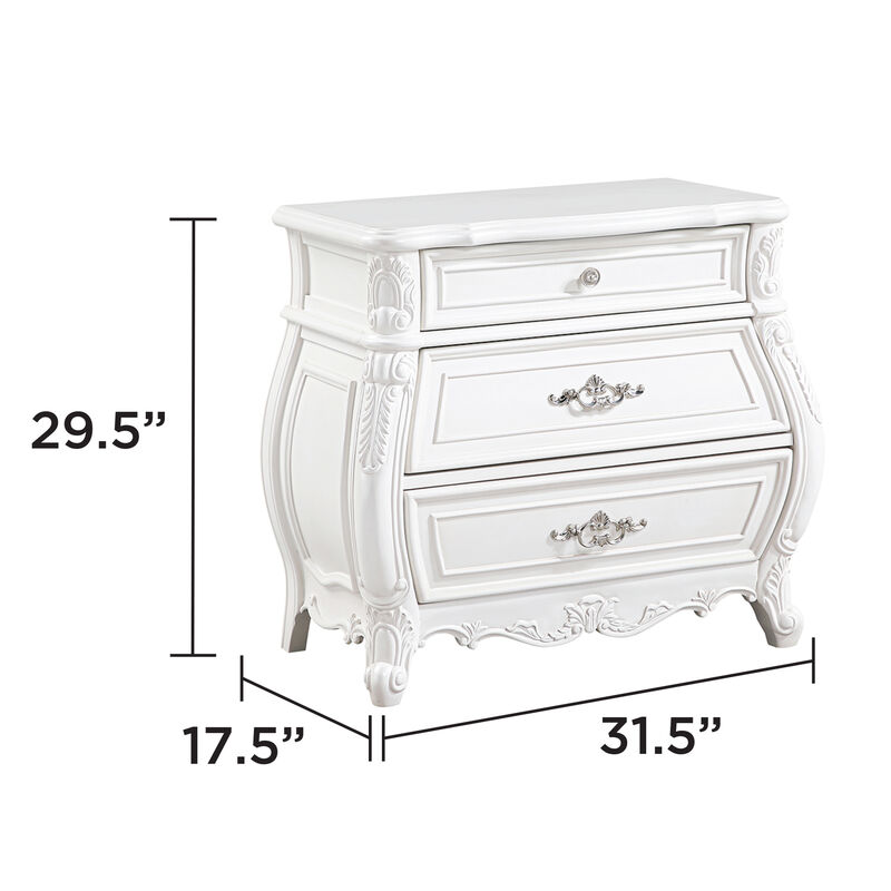 Delmavique 3-Drawer Nightstand image number 2
