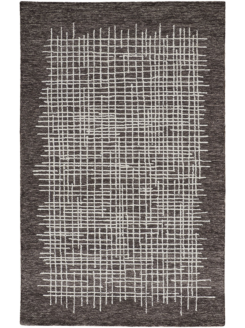 Maddox 8630F Brown/Ivory 3'6" x 5'6" Rug