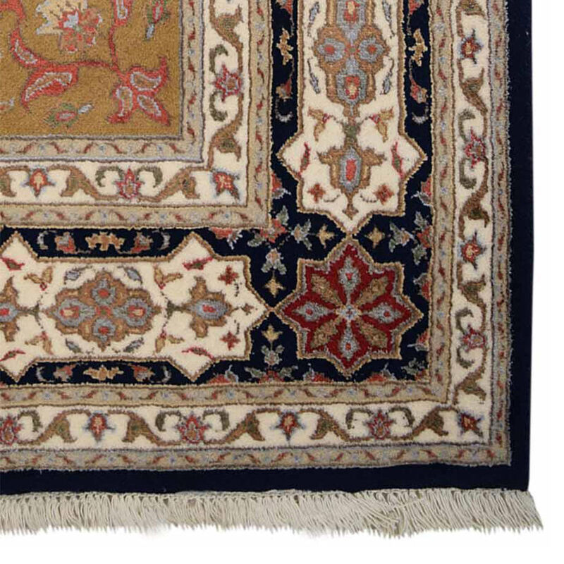 Rugsotic Carpets Hand Knotted Isfahan Wool Size Area Rug Oriental Size IF0107 image number 4