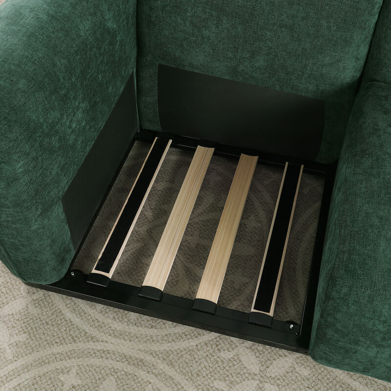 TATEUS chenille sectional sofa image number 6