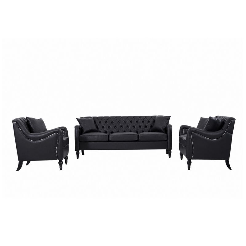 Rislot PU Leather Sofa Set image number 0