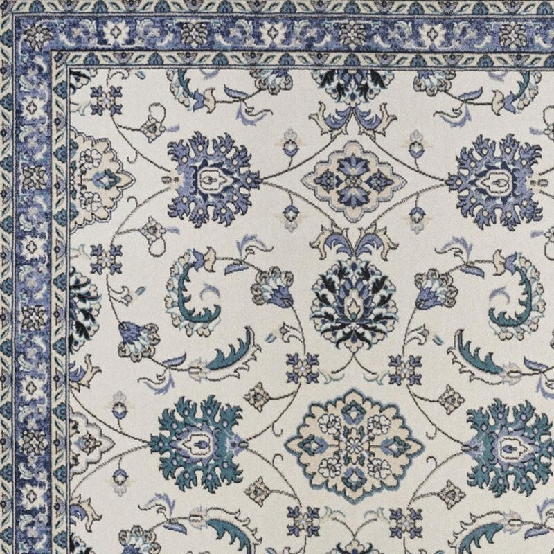 HomeRoots Floral Indoor Outdoor Area Rug image number 3