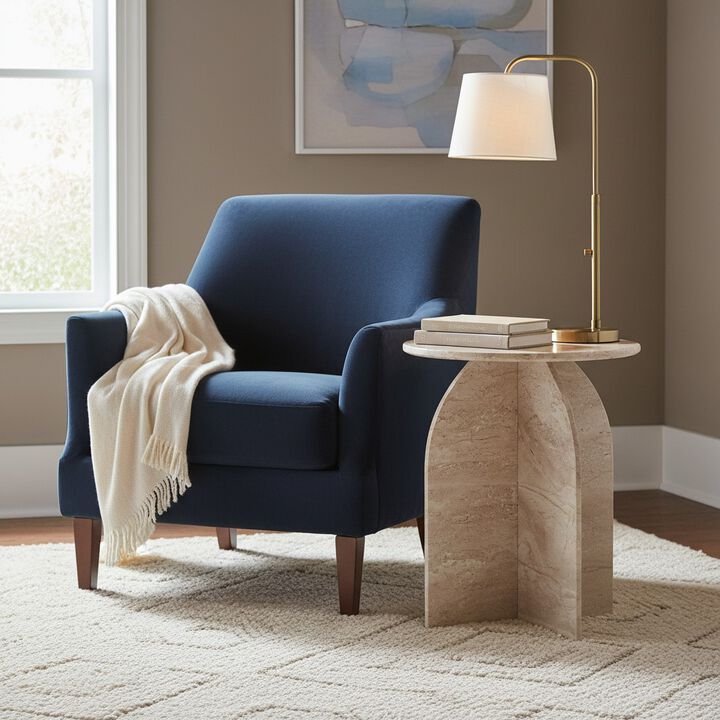 Florence Dyna Marble Side Table