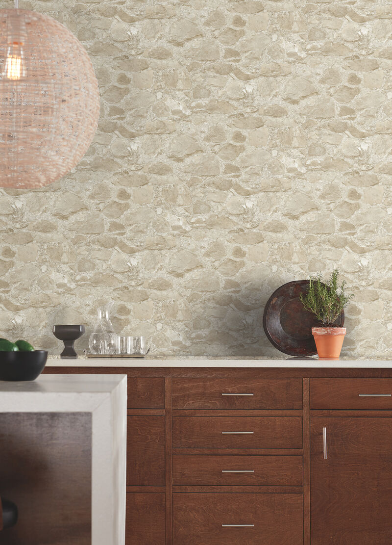 Field Stone Beige Wallpaper image number 1