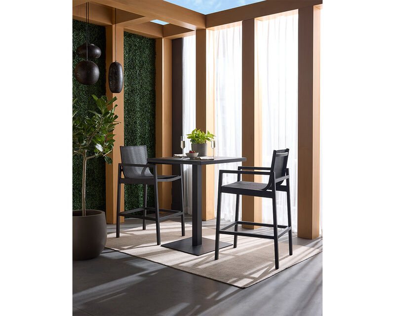 Merano White Bar Table image number 1