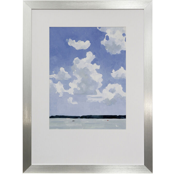 July Lakeside I Framed Print