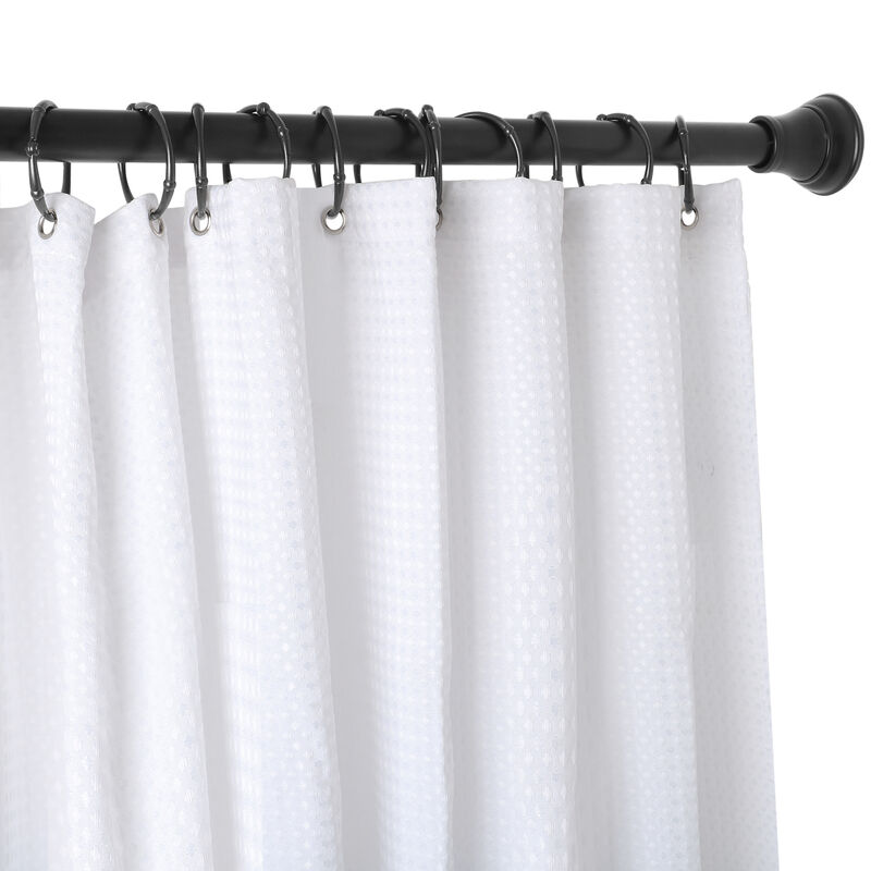 Zinc Shower Curtain Hooks, Set of 12 image number 3