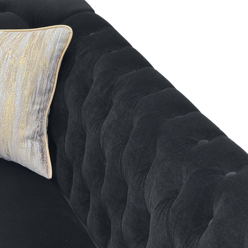 Kalsor Velvet Sofa image number 6