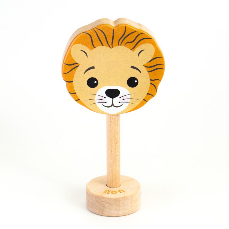Grasp & Giggle Lion Rattle image number 0