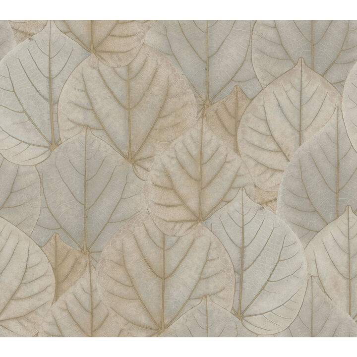 Leaf Concerto Taupe Wallpaper