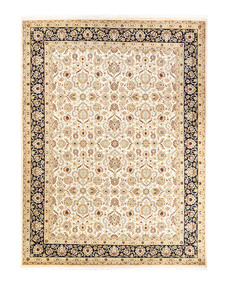 Mogul, One-of-a-Kind Hand-Knotted Area Rug  - Ivory, 9' 1" x 12' 4" image number 1