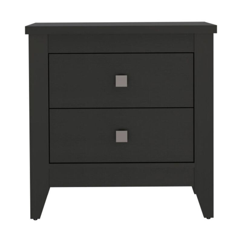 Streamdale Amara Nightstand, Two Shelves, Four Legs