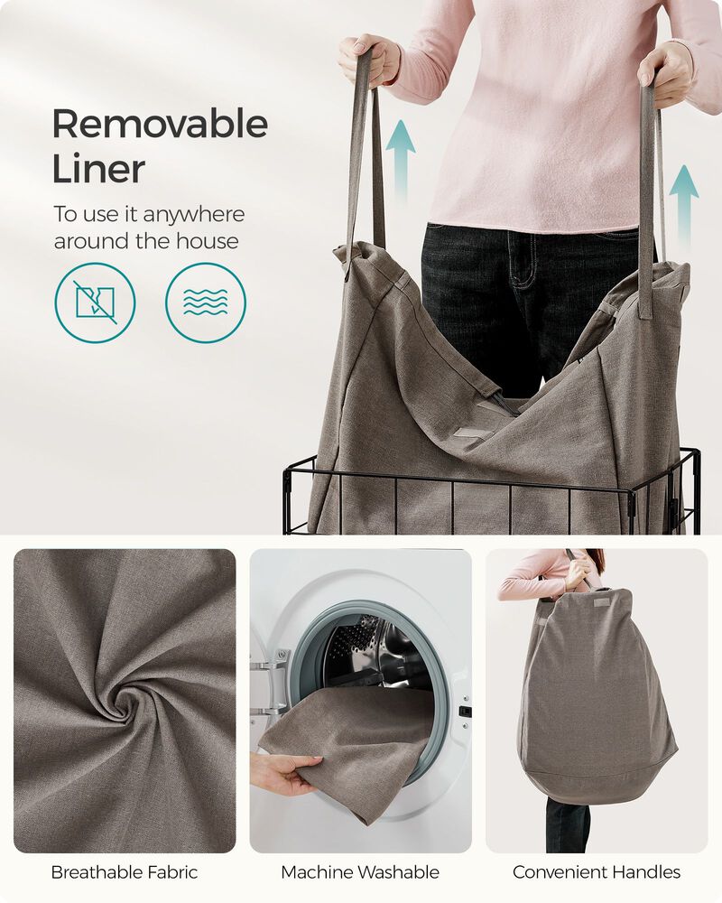 Durable Laundry Basket Lightweight and Convenient for Easy Transport